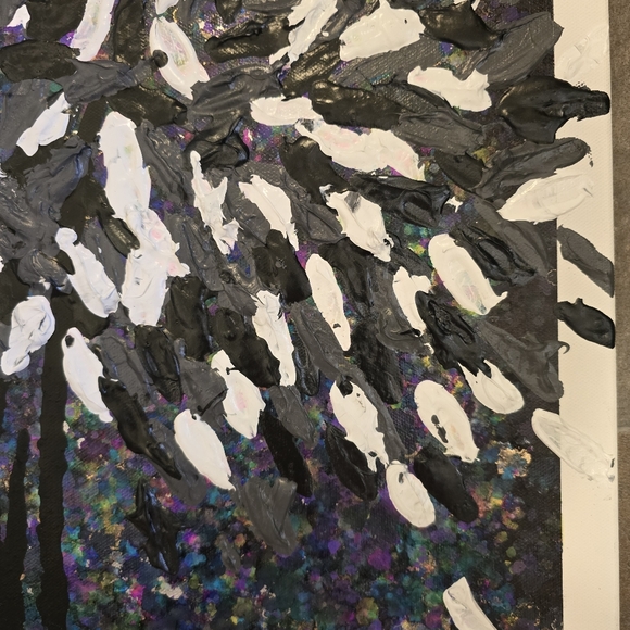 HANDCRAFTED Abstract Painting HANDPAINTED Deocrative Wall Art HANDMADE Artwork - Picture 14 of 17